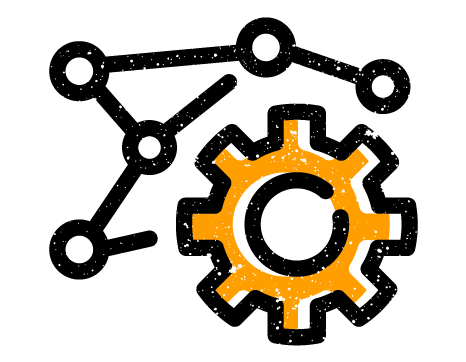 Gear Icon and Graph